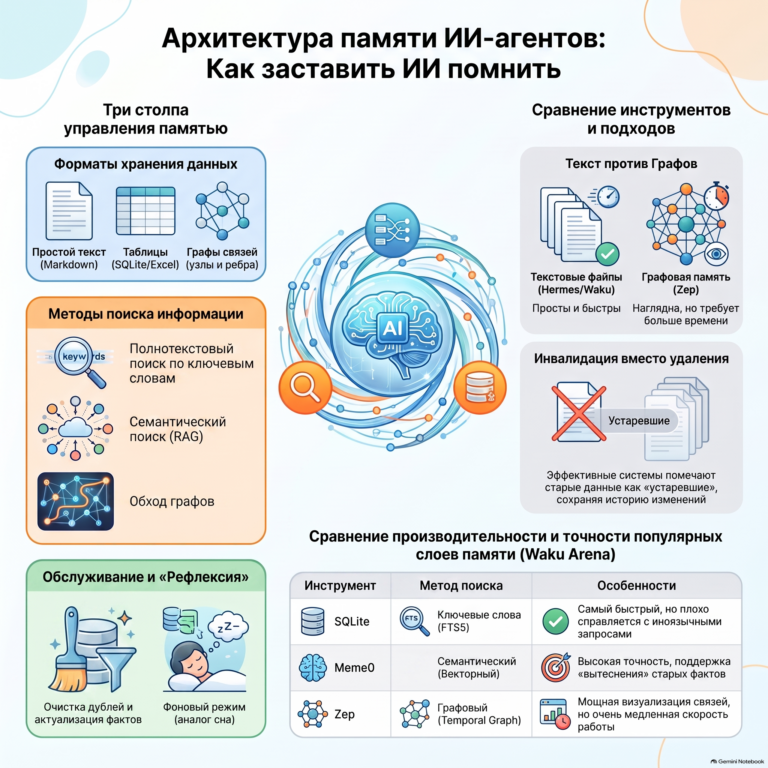 Память AI-агента: три слоя, архитектура и риски 7 Память AI-агента: три слоя, архитектура и риски