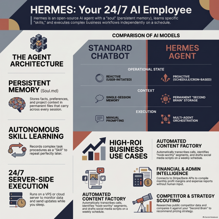 Hermes Agent для бизнеса: автономный AI-агент для автоматизации компании 2 Hermes Agent